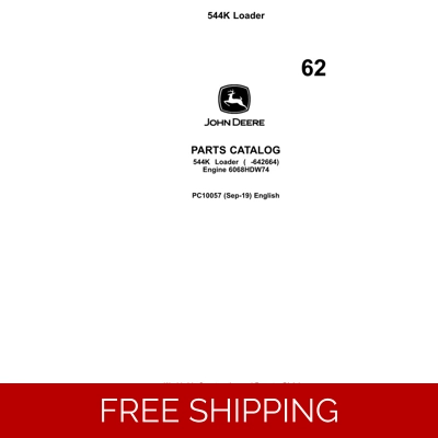62 JOHN DEERE 544K LOADER PARTS MANUAL 62 JOHN DEERE 544K LOADER PARTS MANUAL